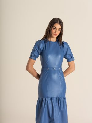 VESTIDO MANGA BUFANTE